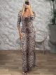 Leopard Maxi Dress-3381