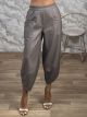 Ton-Alladin Leather Pants-97132/Mocca