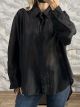 Soft Oversized Shirt-369298/Black