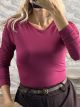 The-Lycra Mono Top-2050/Burgundy