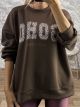 SOHO Oversized Sweater-11418/Chocolat
