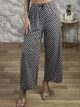 Highwaist Elastic Pants-3282/B5