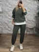 Zoz-Viscose WhiteLayer Set-7144/Khaki