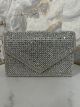 Rhinestones Hand Bag-2700/Silver