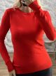 The-Soft Knitted Top-1218/Red