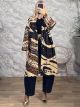 Kun-Viscose Long Coat-83714/N2