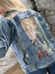 X-Denim C-Through Floral Jacket
