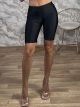 Biker Elastic Leggings/Black