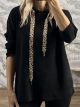 Lok-Velvet Cords Sweatshirt-91566/Black