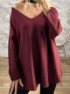 Lil-Super Soft Sweater-8213/Wine Red
