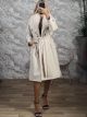 The-Fur&BlackButtons Coat-5666/Vanilla