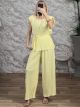 Pleated Pads Set-Plus Size/Yellow