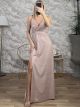 Glittered Maxi Dress/Pink