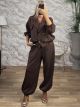 Viscose Buttons Set-9175/Chocolat