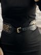 Leopard Belt/Black