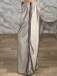 The-Wide Satin Pants-81731/Champaign
