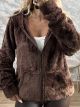 Gyn-Plush Cardigan-2019/Chocolat