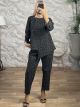 Ste-Leopard Asymmetrical Set-1390/Grey