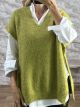 Lil-Viscose Sweater Vest-9240/Lime