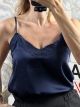 Lingerie Satin/Navy Blue