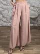 Highwaist GoldPin Pants-26135/Pink