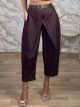 Lil-Crossover Front Pants-26795/Burgundy