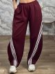 Sar-3Stripe Pants-3809/Burgundy