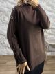 Lil-Soft Turtleneck Sweater-545/Chocolat