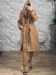 The-Fur&BlackButtons Coat-5666/Camel