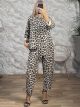 Ste-Leopard Asymmetrical Set-1390/Beige