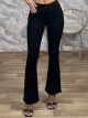 W-Cabana Highwaist Denim Pants-7616-1/Black