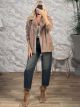 Alfa-Furry Short Coat-8927/Beige