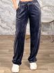 Soft Velvet Pants-212/Grey
