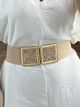 Elastic Belt-Square/RoseGold