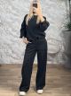 Zoz-Double Stripes Set-60863/Black