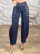 Sar-Military Denim Pants-3919/Dark Blue