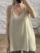GoldPins Straps Top-93020/Beige