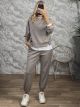 Zoz-Viscose WhiteLayer Set-7144/Mocca