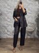 Lok-Leather Belt Suit-2536/Dark Chocolat