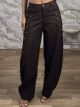 Ton-Suede Military Pants-1075/Chocolat