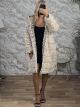 Spi-Double Fur Coat-115/Beige