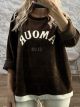 Ste-AMOUR Sweatshirt-16613/Chocolat