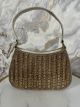 Rhinestones Round Hand Bag-902/Gold