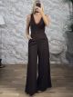Lace Jumpsuit/Chocolat