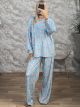 Sar-Multi Velour Pyjamas-3390/N4