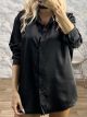 Lok-Satin Shirt-9905/Black