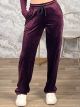 Soft Velvet Pants-212/Burgundy