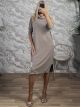 Viscose WhiteLabel Midi Dress-251097/Mocca