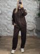Lil-MLTR Stripped Tracksuit-26626/Chocolat