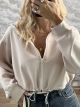 The-Bomber Sweatshirt Cardigan-49589/Beige